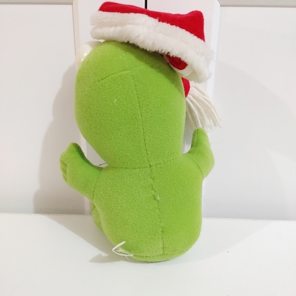 Muppet Babies Santa Hat Kermit Plush Doll Vintage 1987 Christmas Henson - Picture 8 of 10